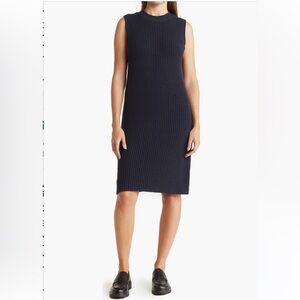 NWOT Melrose and Market Sleeveless Sweater Dress, Size S, Color Navy Blue